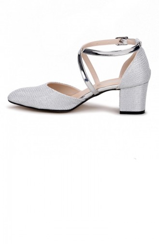 Silver Gray High-Heel Shoes 21YGELAYK000001_Gu