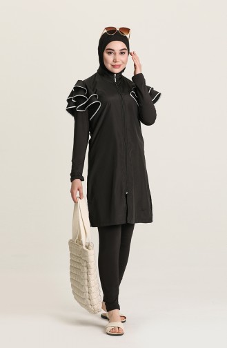 Black Swimsuit Hijab 22423-01