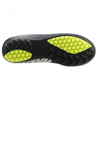Walked 401 Hg Halısaha Erkek Çocuk Futbol Spor Ayakkabı Siyah Sarı