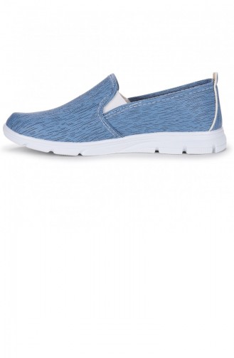 Woggo Msr Kot Günlük Kadın Spor Ayakkabı Mavi