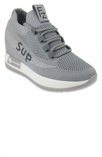 Chaussures Baskets Gris 11673