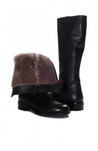 Black Boots 757KZA21076.Siyah