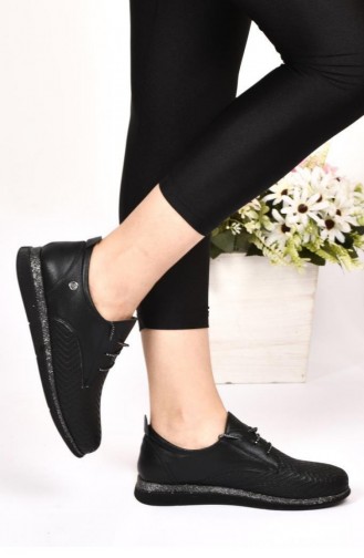 Black Casual Shoes 51933.SİYAH