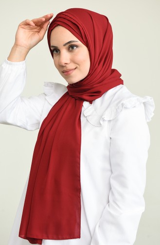 4 Draped Crepe Shawl 0024-11 Claret Red 0024-11