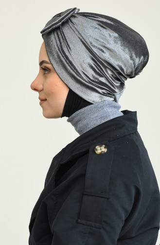 Bonnet Velours avec Noeud 0025-14 Fumé 0025-14