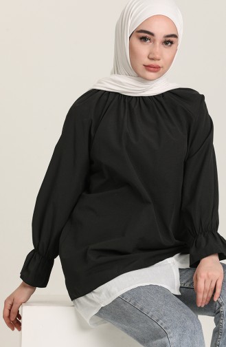 White Overhemdblouse 7006-01