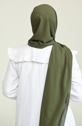 4 Draped Crepe Shawl 0024-03 Khaki 0024-03