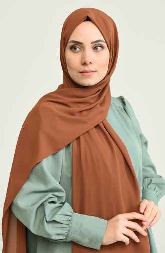 Luxury Crepe Shawl 50051-44 Coffee 44