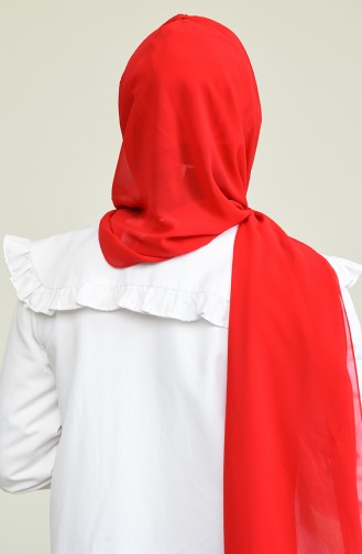 Châle Bonnet Croisé 0017-24 Rouge 0017-24