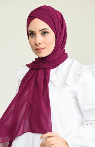 Dark Plum Ready to Wear Turban 0017-20