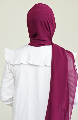 Châle Bonnet Croisé 0017-20 Plum Foncé 0017-20