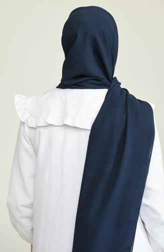 4 Draped Crepe Shawl 0024-20 Navy 0024-20