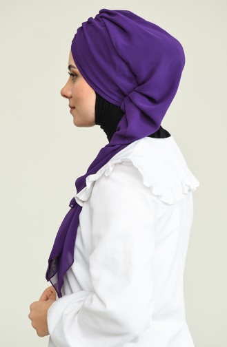 TURBAN PRET MOUSSELİNE MİHRACE-POURPRE HT0049-20 0049-20