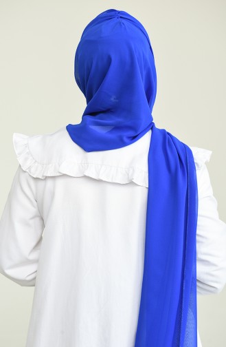 Châle Bonnet Croisé 0017-03 Bleu Roi 0017-03