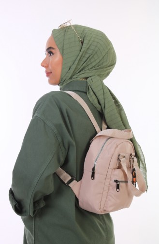 Beige Backpack 7016-05