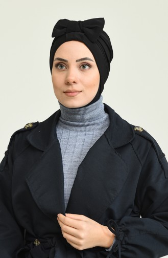 بونية بتصميم مخصص للارتداء على الجهتين0023 -03 لون اسود 0023-03