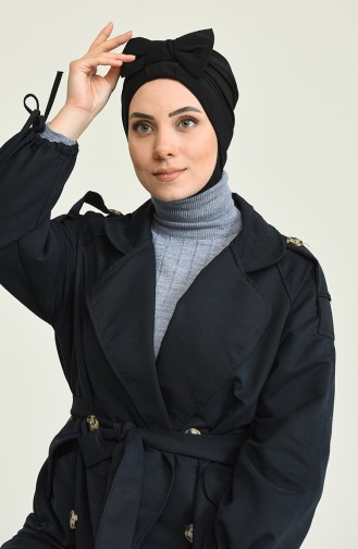 بونية بتصميم مخصص للارتداء على الجهتين0023 -03 لون اسود 0023-03