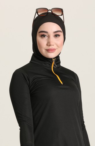 Maillot de Bain Hijab Noir 1927