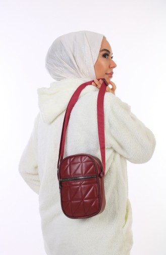 Bayan Omuz Çantası ÖMR57-02 Bordo