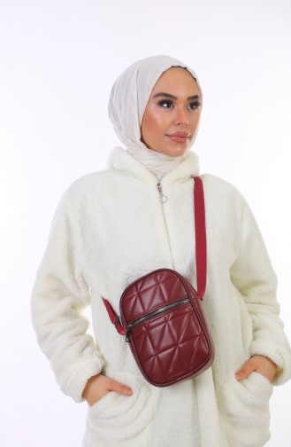 Bayan Omuz Çantası ÖMR57-02 Bordo