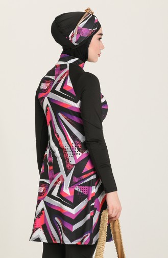 Black Swimsuit Hijab 1002-01