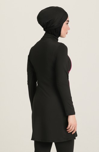 Black Swimsuit Hijab 1003-02