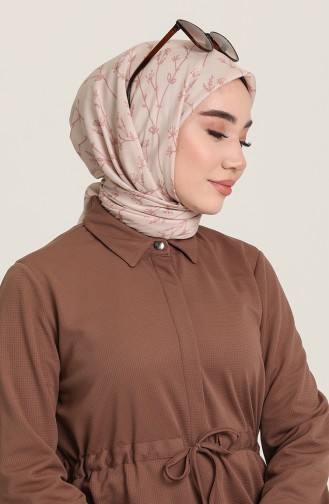 Beli Bağcıklı Tunik 2201-03 Kahverengi