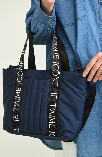 Navy Blue Shoulder Bag 0201-03