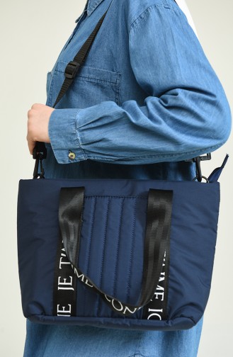 Navy Blue Shoulder Bag 0201-03