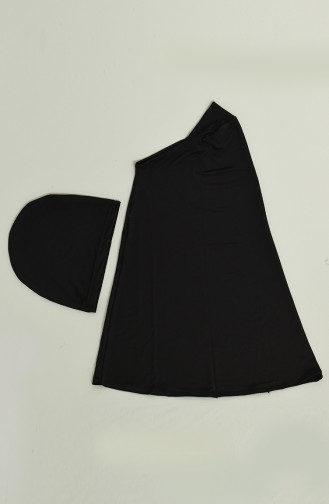 Black Swimsuit Hijab 22235-01
