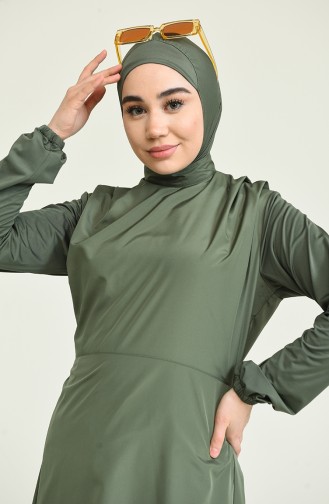 Maillot de Bain Hijab Khaki 22237-01