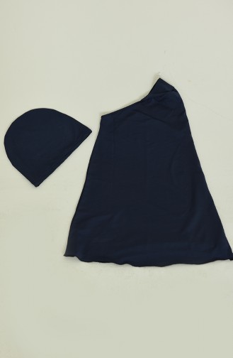 Navy Blue Modest Swimwear 22642-01