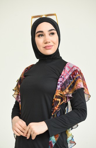 Maillot de Bain Hijab Pourpre 2225C-02