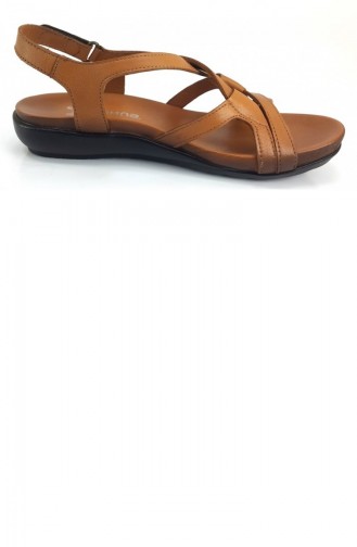 Sandales D`été Tabac 11438