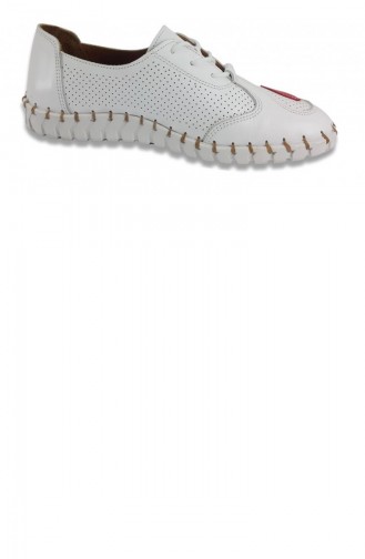 White Casual Shoes 11558
