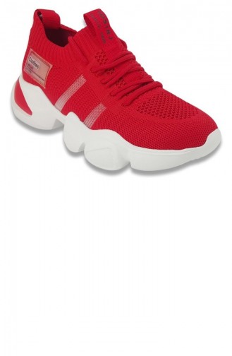 Chaussures Baskets Rouge 11595
