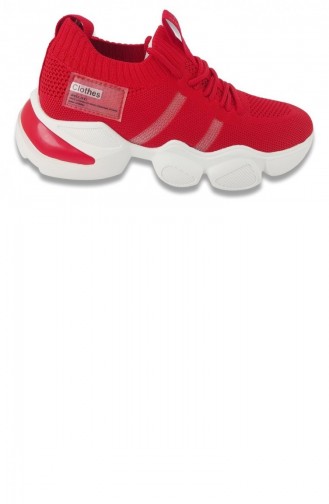 Chaussures Baskets Rouge 11595
