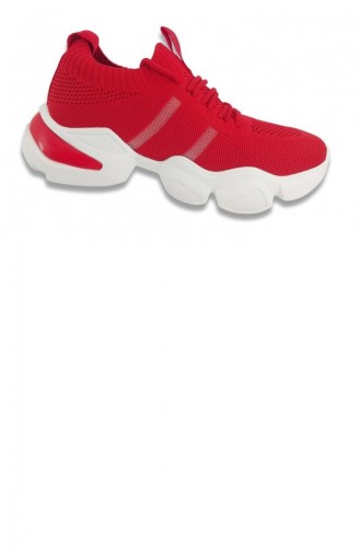Chaussures Baskets Rouge 11595