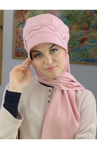 Pastell Pink Praktischer Turban 24BST060322-02