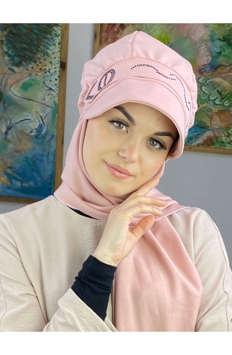 Pastell Pink Praktischer Turban 24BST060322-02