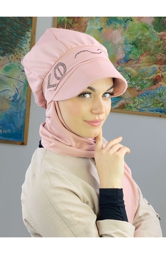 Pastell Pink Praktischer Turban 24BST060322-02