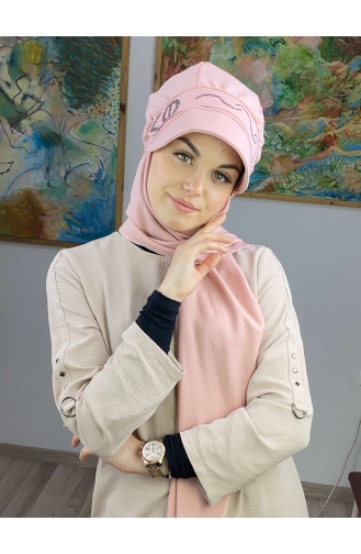 Pastell Pink Praktischer Turban 24BST060322-02