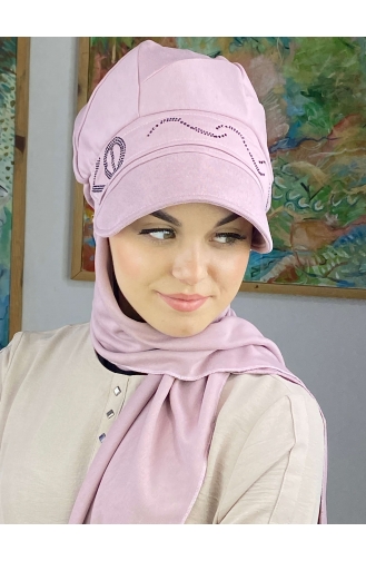 Light Lilac Ready to Wear Turban 24BST060322-04