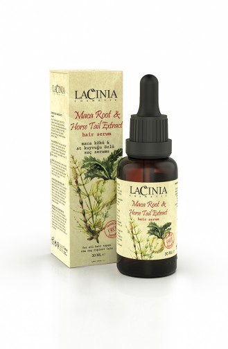 Lacinia Maca Kökü Ve At Kuyruğu Özlü Saç Serumu 30 ml NRM012