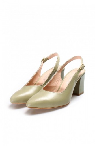 Green High-Heel Shoes 064ZA359.Avakado