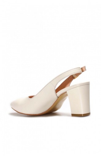 Beige High-Heel Shoes 064ZA359.Bej
