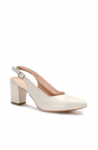 Beige High-Heel Shoes 064ZA359.Bej