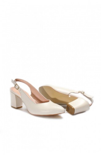 Beige High-Heel Shoes 064ZA359.Bej