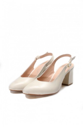 Beige High-Heel Shoes 064ZA359.Bej