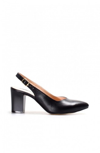 Black High-Heel Shoes 064ZA359.Siyah